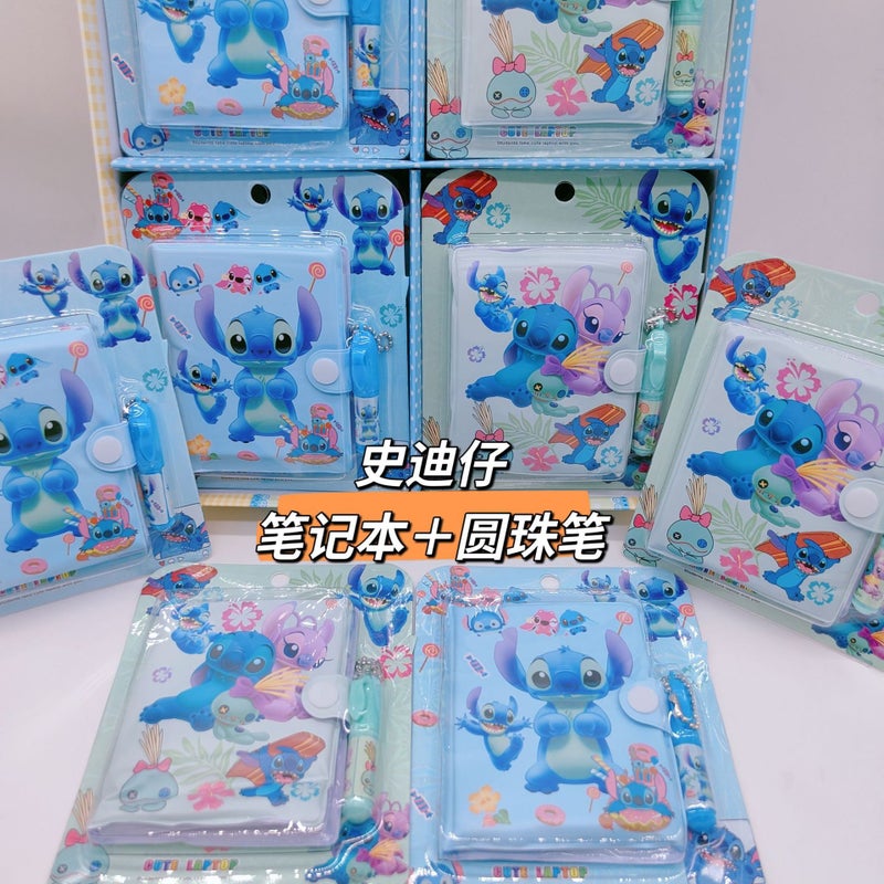 Cartoon Stitch Cute Handbook Notebook With Pen High-Looking Diary Student Diary - Image 3